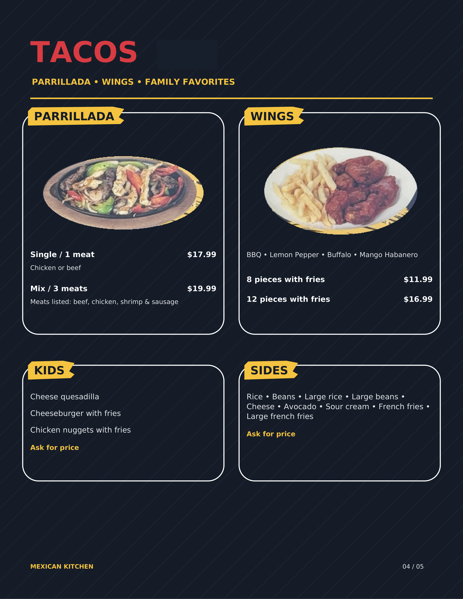 TACOS menu page 4
